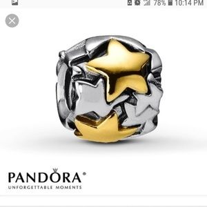 New AUTHENTIC NEW PANDORA "star" charm